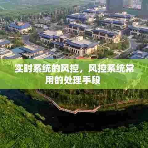 实时系统的风控,风控系统常用的处理手段