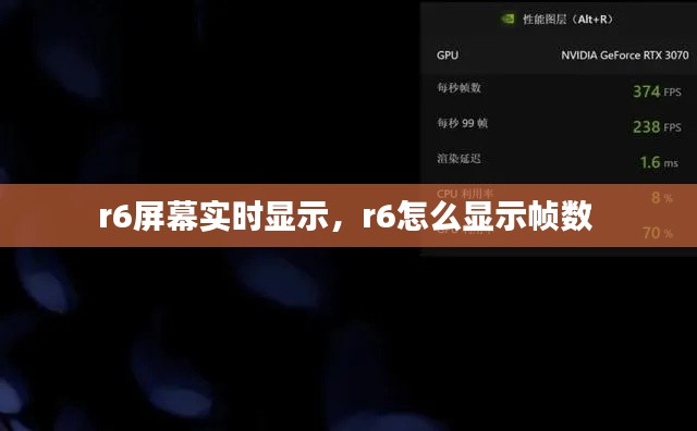 r6屏幕实时显示,r6怎么显示帧数