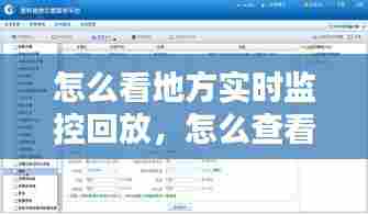 怎么看地方实时监控回放,怎么查看全国实时监控