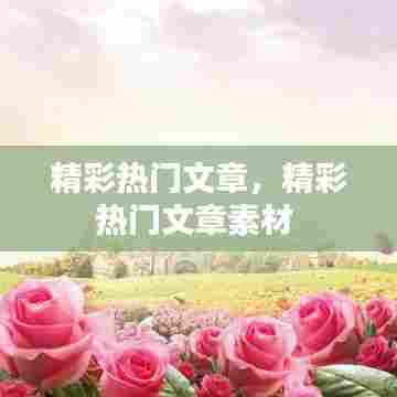 精彩热门文章,精彩热门文章素材