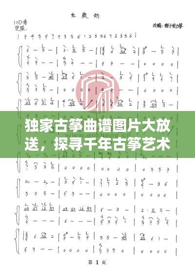 独家古筝曲谱图片大放送,探寻千年古筝艺术的独特魅力