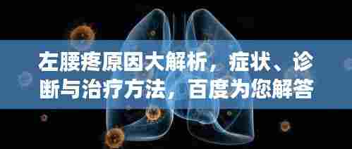 左腰疼原因大解析，症状、诊断与治疗方法，百度为您解答！