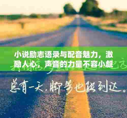小说励志语录与配音魅力,激励人心,声音的力量不容小觑