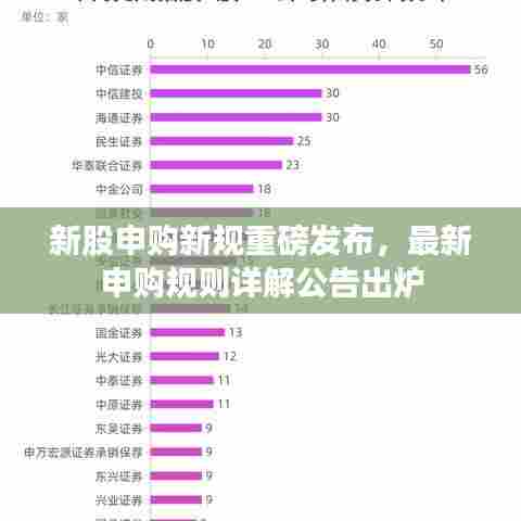 新股申购新规重磅发布,最新申购规则详解公告出炉