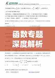 函数专题深度解析