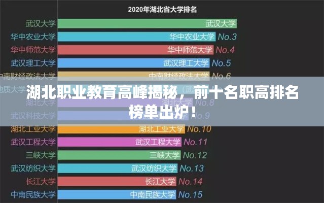 湖北职业教育高峰揭秘,前十名职高排名榜单出炉!