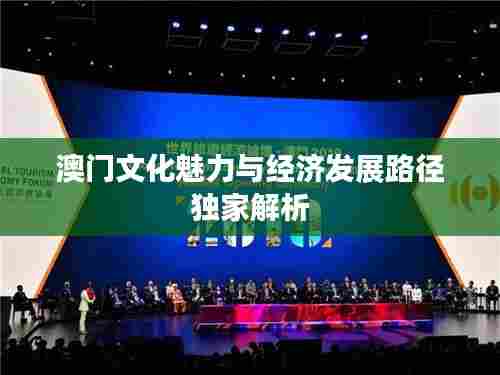 澳门文化魅力与经济发展路径独家解析