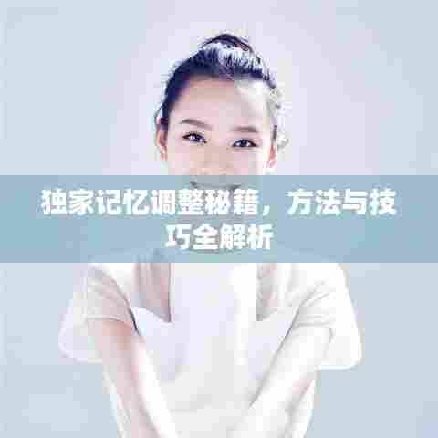 独家记忆调整秘籍,方法与技巧全解析