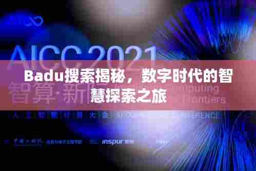 Badu搜索揭秘,数字时代的智慧探索之旅