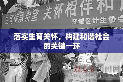 落实生育关怀,构建和谐社会的关键一环