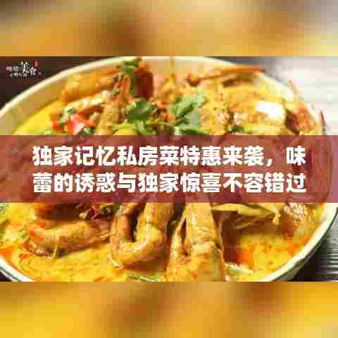 独家记忆私房菜特惠来袭,味蕾的诱惑与独家惊喜不容错过