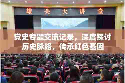 党史专题交流记录,深度探讨历史脉络,传承红色基因